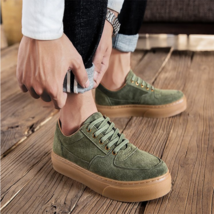 New Spring and Summer Casual Leather Shoes Grinding Version Trend All-match Brit - £61.36 GBP