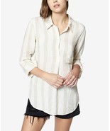 Sanctuary Milo Striped, Linen/Rayon Women&#39;s Shirt, Size Large &amp; XLarge(U... - £27.45 GBP