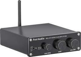 Fosi Audio M01-Bt Bluetooth 5.0 Subwoofer Amplifier 300 Watt Home Theater - £93.15 GBP