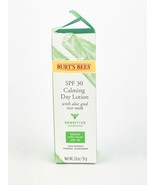 Burts Bees Calming Day Lotion SPF 30 with Aloe and Rice Milk 1.8 Oz BB 3/25 - £13.07 GBP