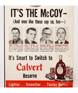 1950 Calvert Reserve Whiskey Advertisement Vintage Distillery Liquor DWJJ9 - €21,25 EUR