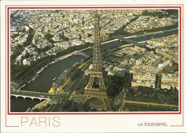 Paris The Eiffel Tower Postcard unposted - £0.77 GBP
