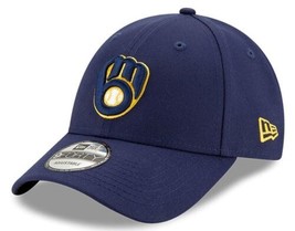Milwaukee Brewers New Era Hat 9FORTY Rare 50th Anniversary Adjustable Osfm Nwt - £27.86 GBP
