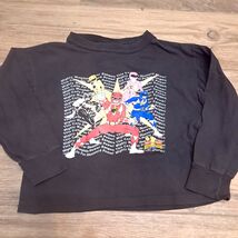 Vintage Power Rangers shirt kids youth toddler long sleeve tshirt 1994 S... - $25.00