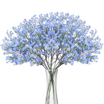 Artificial Baby Breath Flowers Fake Gypsophila Bouquets 12 Pcs Fake Real Touch F - £26.54 GBP