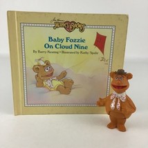  Henson Muppet Babies Baby Fozzie Cloud Nine Hardcover Book Figure Vintage 1986 - £13.16 GBP