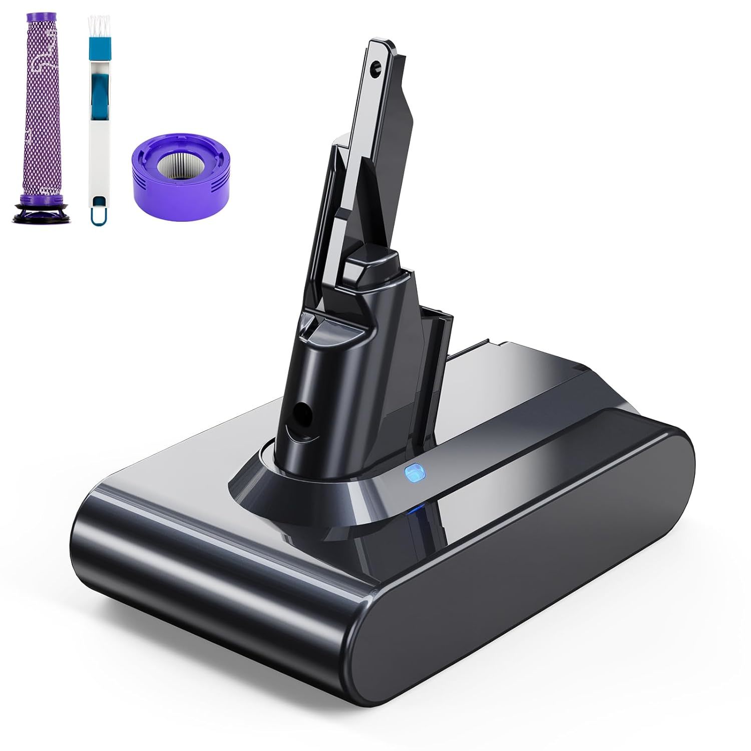 21.6V 6.0Ah Replacement Battery For Dyson V7 Compatible With Dyson Sv11 V7 Motor