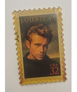 James Dean 32 Cent USPS Postage Stamp Replica Collectible Lapel Hat Pin ... - £15.38 GBP