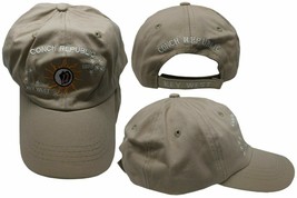 Key West Conch Republic Baseball Khaki Washed Style Embroidered Cap Hat ... - $23.61
