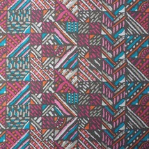 Vintage 1970&#39;s 1980&#39;s Pattern Cotton Polyester Glare Fabric 152cmx213cm-
show... - £82.61 GBP