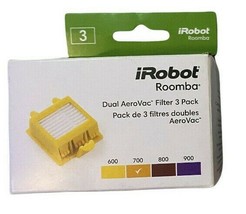 iRobot-Roomba 700 series dual AeroVac Filter- 3pack Each - £10.81 GBP