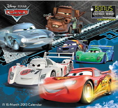 Walt Disney Pixar Cars Movies 16 Month 2013 Wall Calendar, NEW SEALED - £9.87 GBP