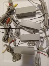 Lot of 4 Official OEM Nintendo Wii AC Power Supply Adapter RVL002 3 av w... - $32.63