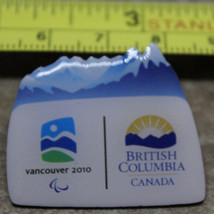 2010 British Columbia Canada Vancouver Winter Olympics Paralympics Pin - £8.79 GBP