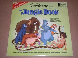 The Jungle Book Record Album Vinyl LP 1978 Color Read Along Book Disneyland - £39.32 GBP