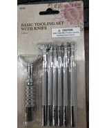 Basic Leather Working Tool Set With Knife - $1,024.60 MXN