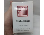 Mah Jong Playing Cards For Both Western And Oriental Play - $16.03