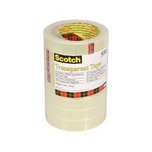 Scotch Economy Transparent Tape - 8 Rolls - 19 mm x 66 m  - £28.69 GBP