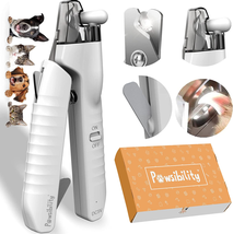 Reinvented Pet Nail Clippers for Your Pal - USB Rechargeable LED Light f... - £27.82 GBP