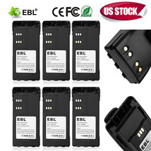 6X 2500Mah Hnn9008 Hnn9009 Ni-Mh Battery For Motorola Pro5150 Ht750 Ht1250 Gp328 - £132.58 GBP