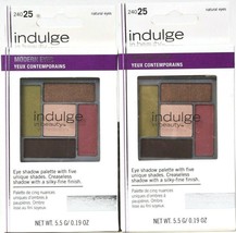 2 Ct Indulge In Beauty 0.19 Oz Modern 24025 Natural Eye 5 Shade Shadow Palette