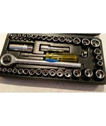 MAXAM 40 pcs Socket Wrench Set-Metric &amp; Inch Combination  - £15.98 GBP