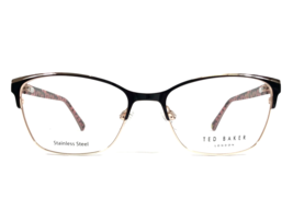 Ted Baker Eyeglasses Frames TW521 BLK Black Pink Cat Eye Full Rim 53-17-135 - £84.10 GBP