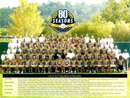 2012 PITTSBURGH STEELERS 8X10 TEAM PHOTO NFL FOOTBALL PICTURE - $4.94