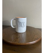 Rae Dunn Halloween “Trick Or Treat” Mug Orange Inside - $7.69