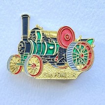 Vintage Fowler Steam Engine Enamel Pin Brooch NZ 8hp Traction Engine - £47.24 GBP