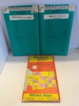 1970&#39;s 80&#39;s Metsker&#39;s &amp; Pittmon Maps Jefferson Wasco Garfield Counties WA - £12.75 GBP
