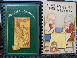 Lot of 2 Catholic church cookbooks ~ The Golden Cookbook &amp; Thank Heaven for Home - £14.91 GBP