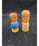2 Vintage Hair Beard Shaving Brush brushes Rubberset Set In Rubber Badger - €18,59 EUR
