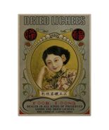 Dried Lichees Ad Poster Vintage Reproduction Print Shanghai Lady Chinese... - $4.95+