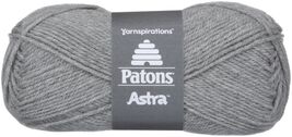 Spinrite Patons Astra Yarn Solids Silver Grey 1 Pack of 2 Skein - $9.94