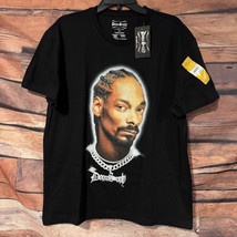 Snoop Dogg T-Shirt L Black Portrait Graphic Tee Hip Hop Dog Supply Music Rap - £14.45 GBP