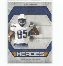 Antonio Gates (San Diego Chargers) 2008 Playoff Absolute Heroes Insert #121/250 - £7.58 GBP