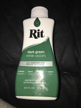 Rit Dye Liquid Fabric dye, 8Ounce, Dark Green - £10.96 GBP