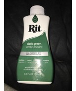 Rit Dye Liquid Fabric dye, 8Ounce, Dark Green - $19.13 CAD