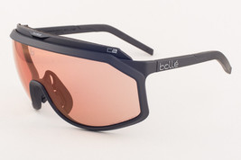 Bolle CHRONOSHIELD 12634 Matte Black / Phantom Brown Red Sunglasses 12634S - $141.55