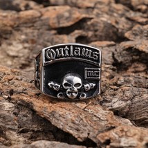 Outlaw&#39;s  M C  Stainless Steel size 11 Ring -3 day sale - £28.21 GBP