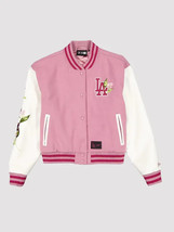 Los Angeles Dodgers Cosmetic Pink Floral Varsity Jacket  - $3,557.09 MXN+