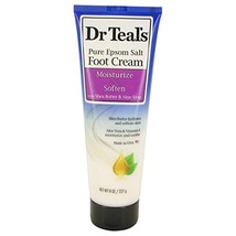 Dr Teal's Pure Epsom Salt Foot Cream with Shea Butter & Aloe Vera & Vitamin E 8  - £16.88 GBP