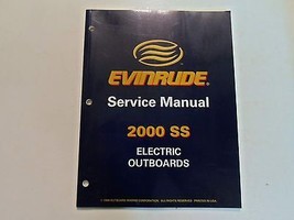 2000 Evinrude Ss Elettrico Fuoribordo Servizio Riparazione Shop Manuale Fabbrica - £1.58 GBP