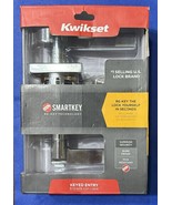 Kwikset Tustin Satin Nickel Entry Door Handle Featuring SmartKey Security - $481.06 MXN