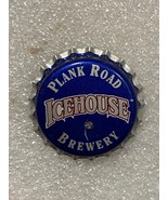 Plank Road Brewery Icehouse Blinking Bottle Cap Button *Pre-Owned/Scratc... - $14.03 CAD