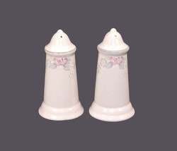Pair of Pfaltzgraff Wyndham stoneware salt and pepper shakers made USA. ... - $58.37