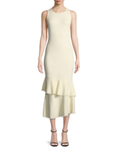 THEORY Womens Maxi Dress Nilimary Solid Ivory Size M I0516712 - £83.90 GBP