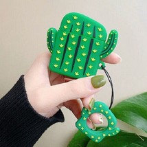 Cartoon Silicone Protective Case CACTUS W/Keychain For AirPod AirPods 1 2 - £4.61 GBP