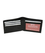 RFID Bifold Wallet Genuine Leather Blocking Blocks  Free Shipping New ID... - $27.09 CAD